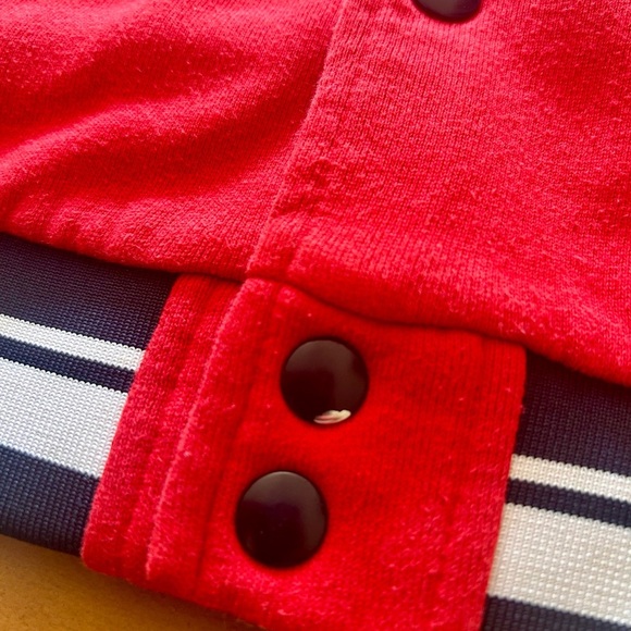 Boys Spiderman Red and Navy Kids Hoodie size 7 - Picture 3 of 11